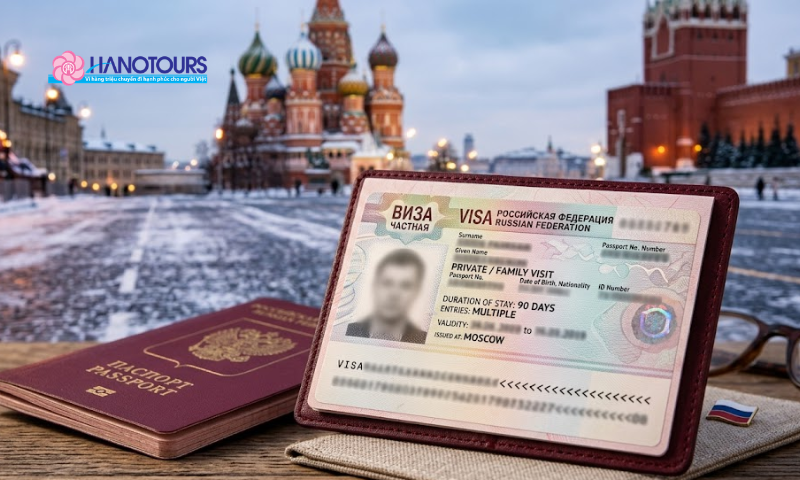 Thủ tục xin visa thăm thân cho người có người thân tại Nga