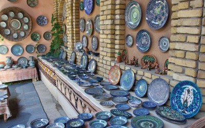 Làng gốm Rishtan – Sắc xanh thủ công nổi tiếng của Uzbekistan