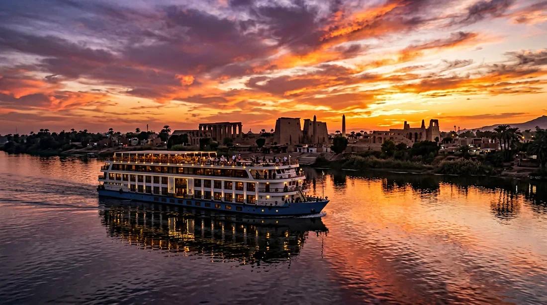 Trong tiết trời dịu mát, dòng Nile trở nên thơ mộng hơn, đưa du khách lắng nghe những câu chuyện nghìn năm của miền đất Ai Cập