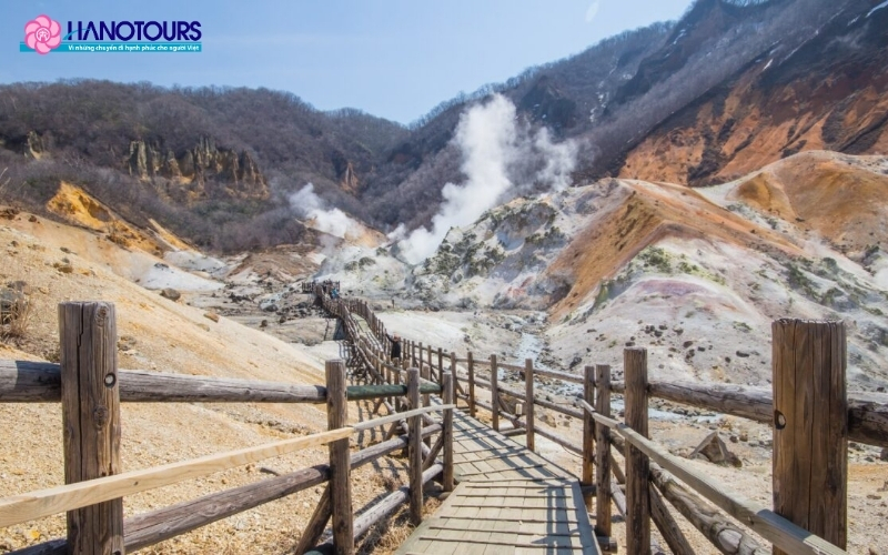 Suối nước nóng Noboribetsu