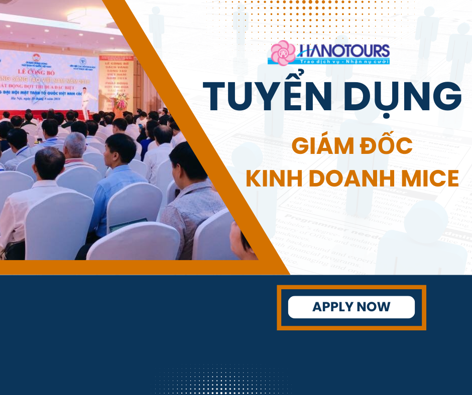 Tuyển dụng Giám đốc kinh doanh MICE