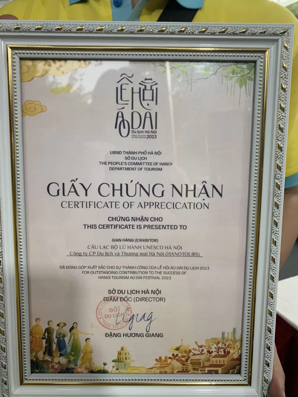 Hanotours đã có đóng góp xuất sắc cho sự thành công của Lễ hội Áo dài du lịch Hà Nội năm 2023
