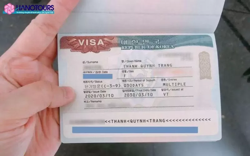 Thủ tục xin visa multiple Hàn Quốc chi tiết nhất 2025