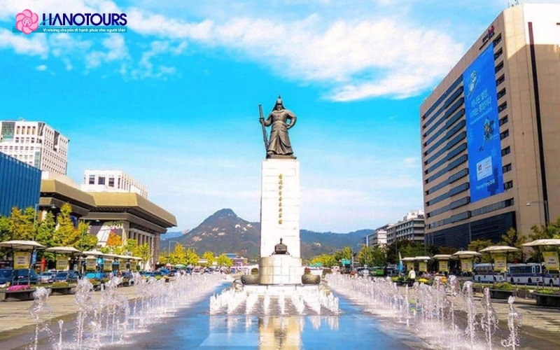 Khám phá quảng trường Gwanghwamun vẻ đẹp lịch sử Hàn Quốc