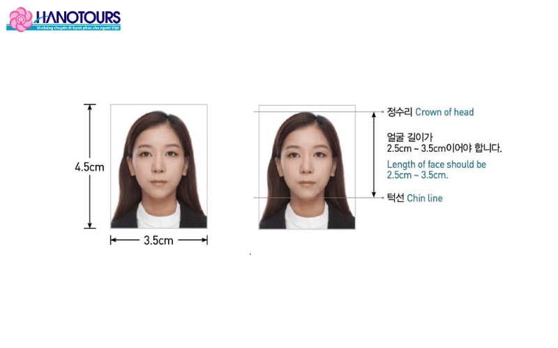 Các quy chuẩn khi ảnh visa Hàn Quốc mới nhất 2024