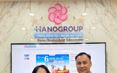 Hanotours tặng thưởng nhân sự hoàn thành xuất sắc chỉ tiêu tuyến Đài Loan