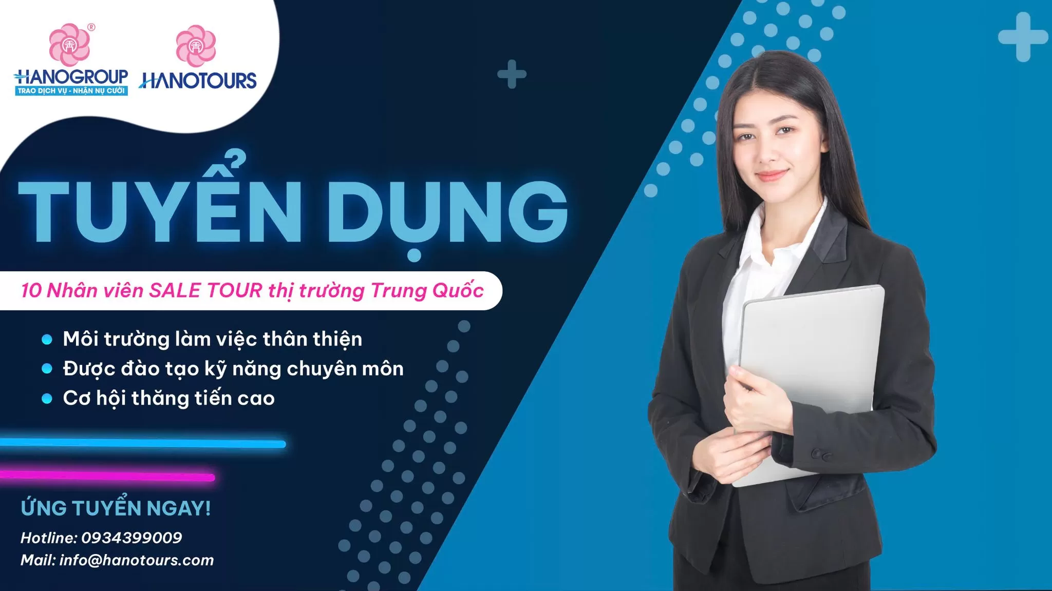 Tuyển dụng Nhân viên Sale tour outbound Trung Quốc