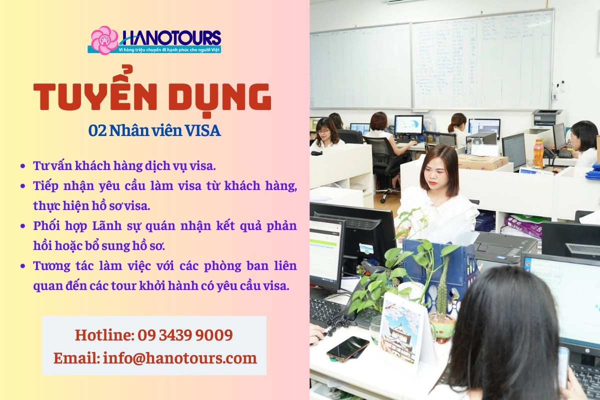 Tuyển dụng nhân viên visa