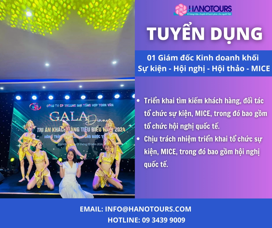 Giám đốc Kinh doanh khối Sự kiện - Hội nghị - Hội thảo - MICE