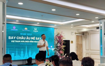 WORKSHOP: BAY CHÂU ÂU MÊ SAY – VIETNAM AIRLINES ĐỈNH NGAY