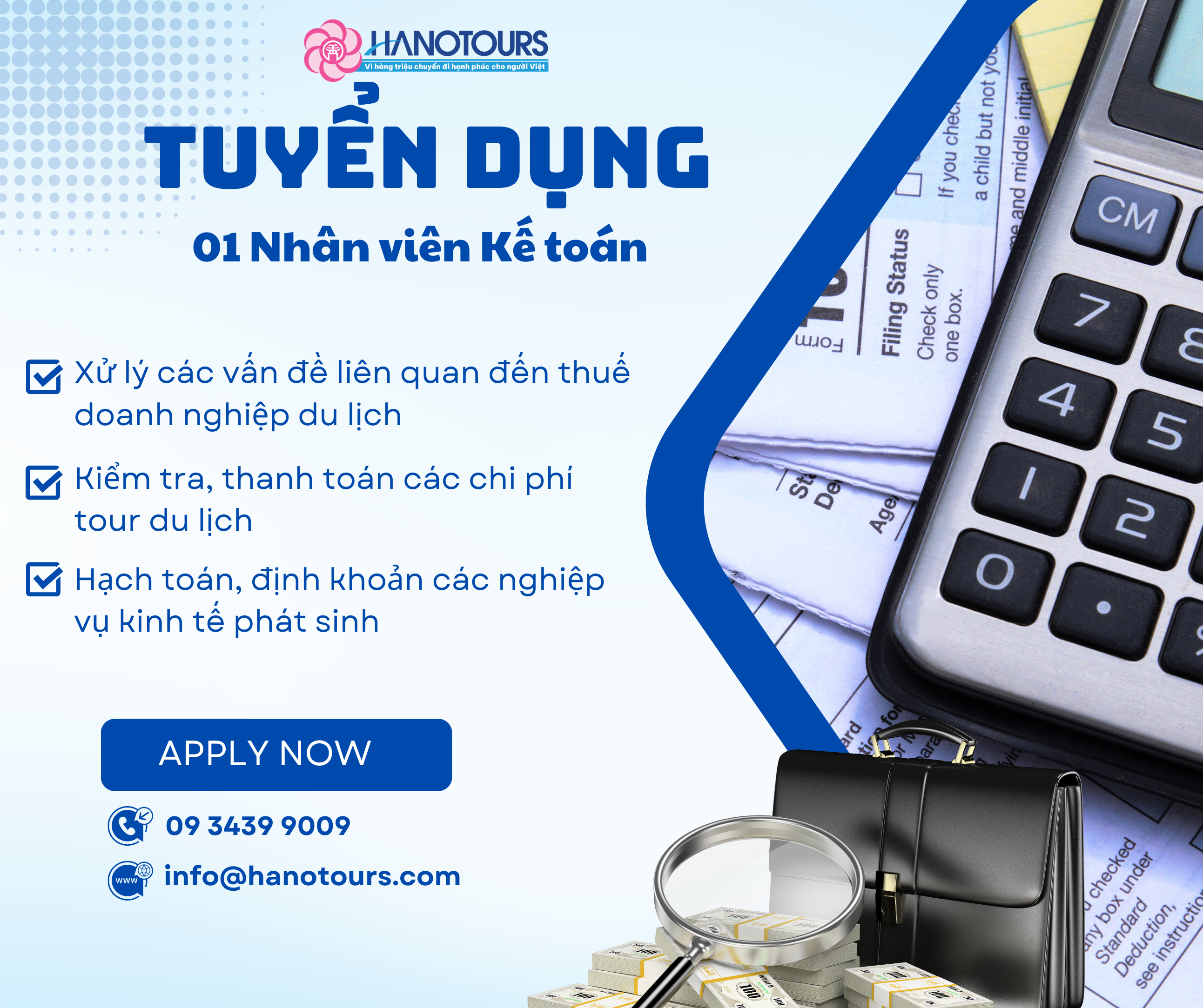 Tuyển dụng Nhân viên Kế Toán