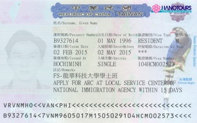 Thủ tục xin visa thăm thân Đài Loan chi tiết 2025