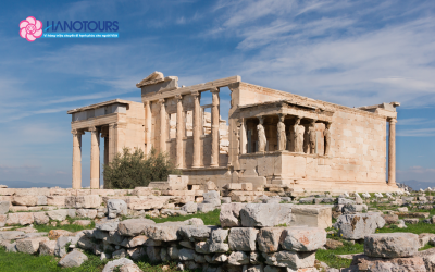 Đền Erechtheion – Tuyệt tác kiến trúc Hy Lạp cổ trên đồi Acropolis