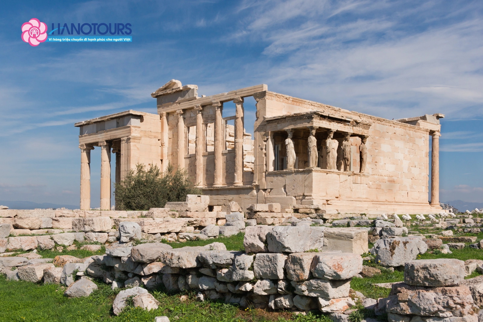 Đền Erechtheion – Tuyệt tác kiến trúc Hy Lạp cổ trên đồi Acropolis
