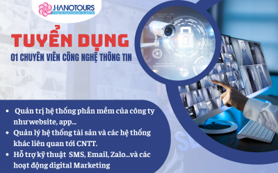 Tuyển dụng chuyên viên Công nghệ thông tin