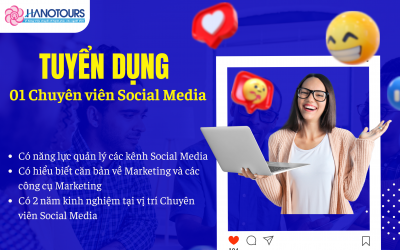 Tuyển dụng Chuyên viên Social Media Du lịch