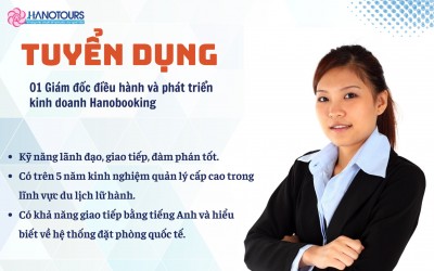 Tuyển dụng Giám đốc điều hành và phát triển kinh doanh Hanobooking
