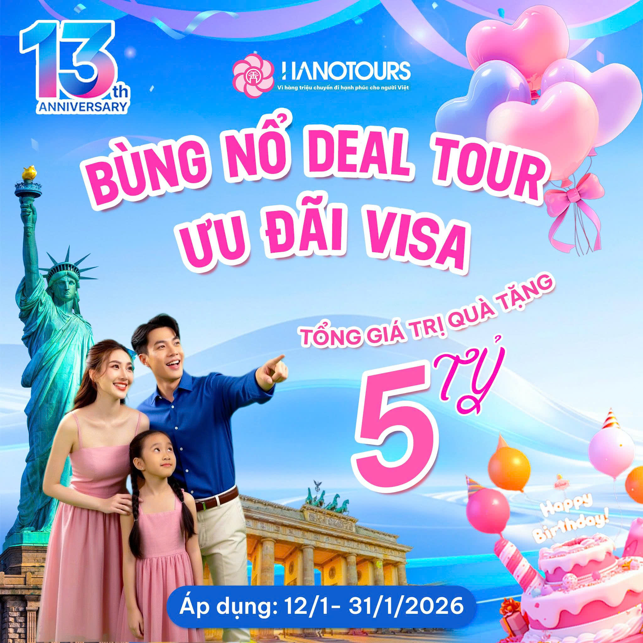 Đại tiệc tri ân khách hàng chào mừng kỷ niệm 13 năm thành lập