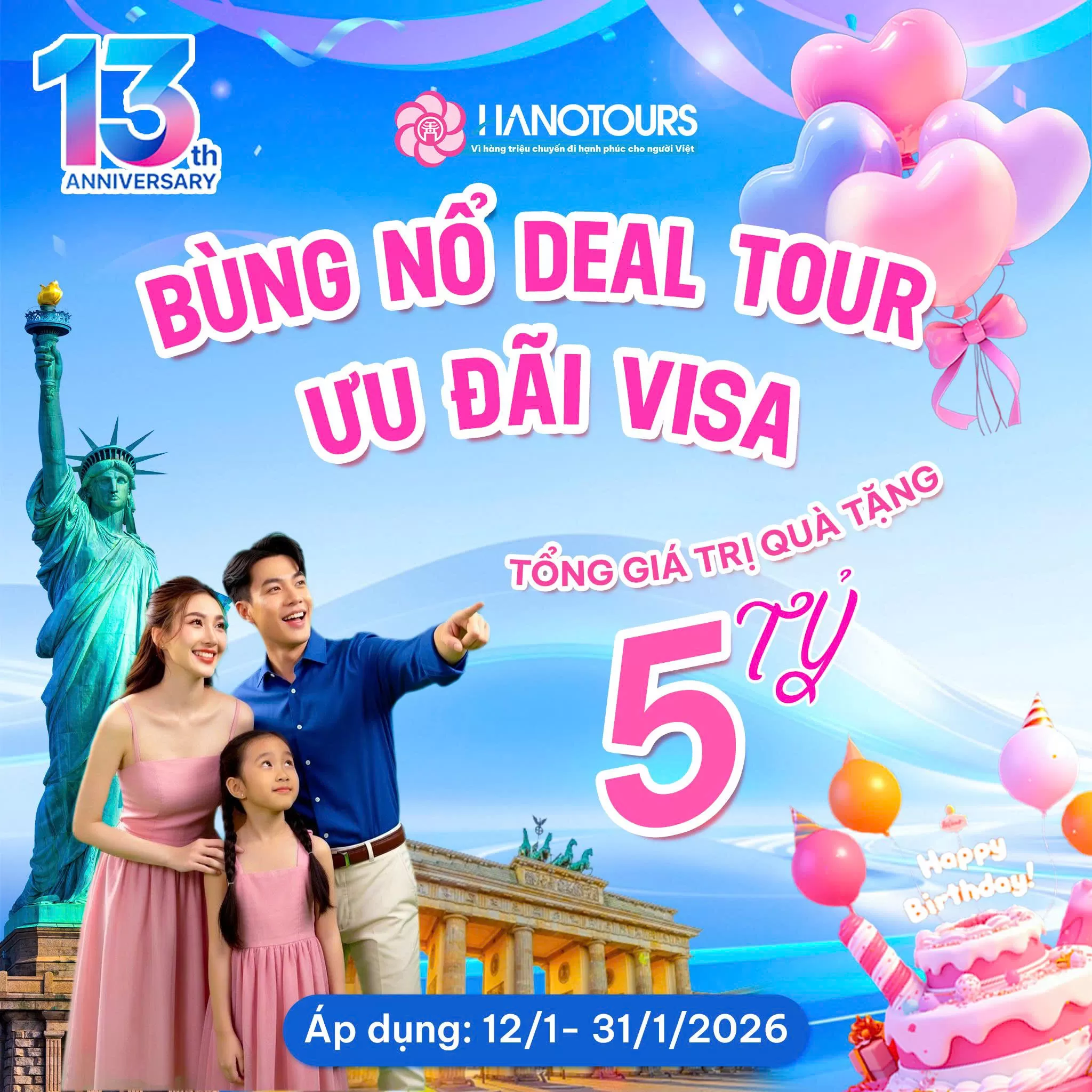 Đại tiệc tri ân khách hàng chào mừng kỷ niệm 13 năm thành lập