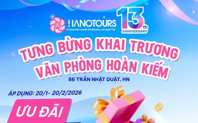 Tháng vàng tri ân nhân dịp Khai trương văn phòng Hoàn Kiếm