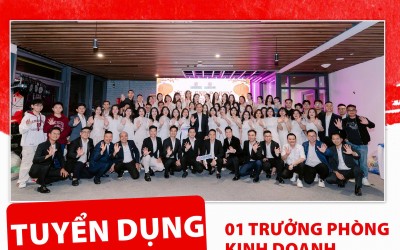 Tuyển dụng 01 Trưởng phòng kinh doanh Hanobooking