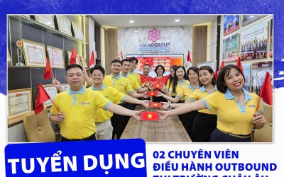 Tuyển dụng Nhân viên Điều hành outbound thị trường châu Âu, Anh, Úc