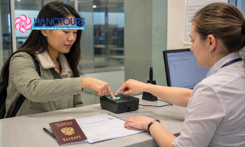 Quy định về vân tay và nhận diện sinh trắc học khi làm thủ tục visa Nga mới nhất