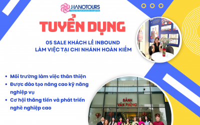 Tuyển dụng Sale khách lẻ inbound làm việc tại chi nhánh Hoàn Kiếm