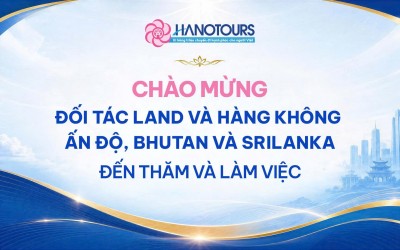 Chào mừng đối tác Land và hàng không Ấn Độ, Bhutan và Srilanka đến thăm và làm việc