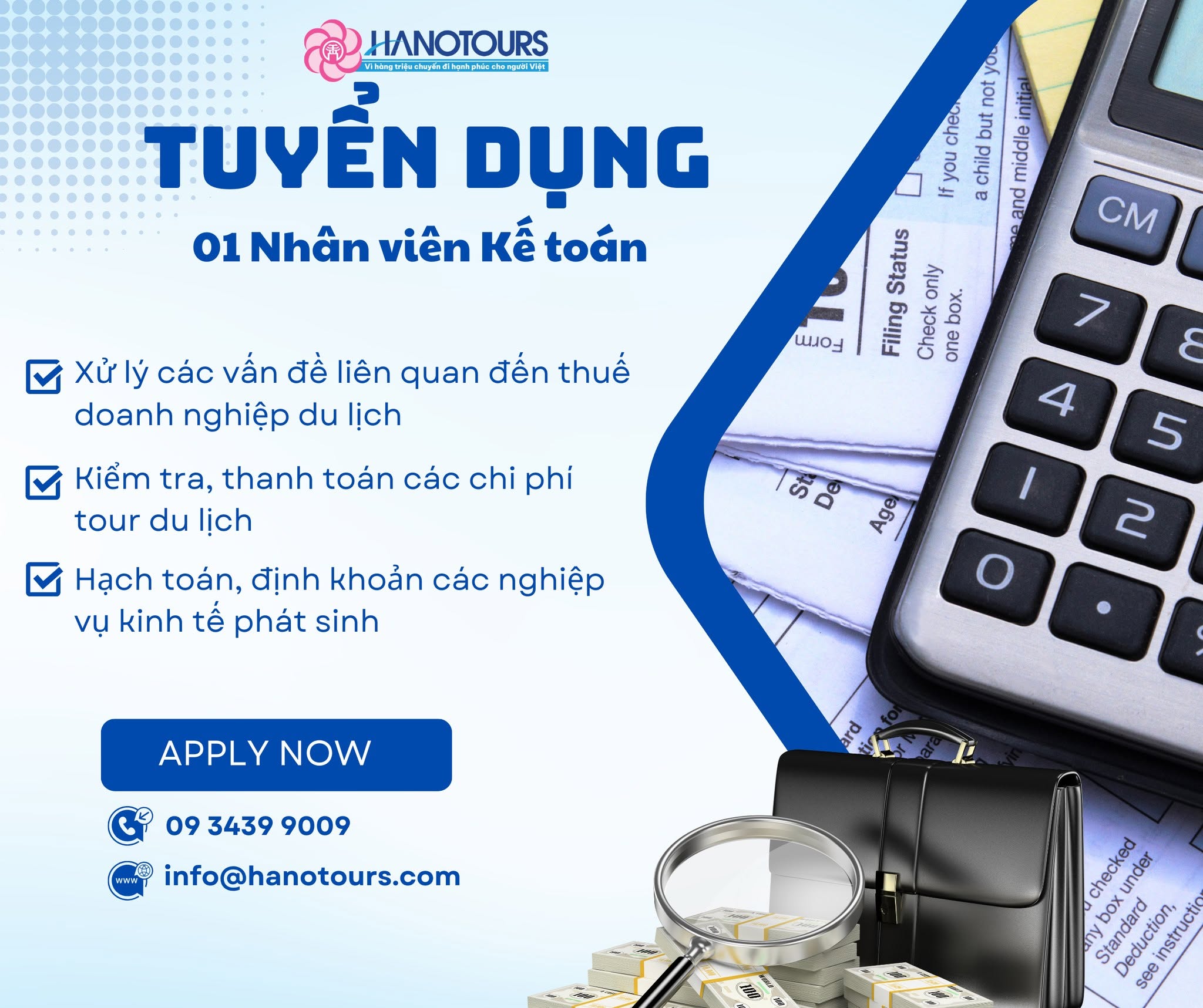 Tuyển dụng Nhân viên kế toán thuế