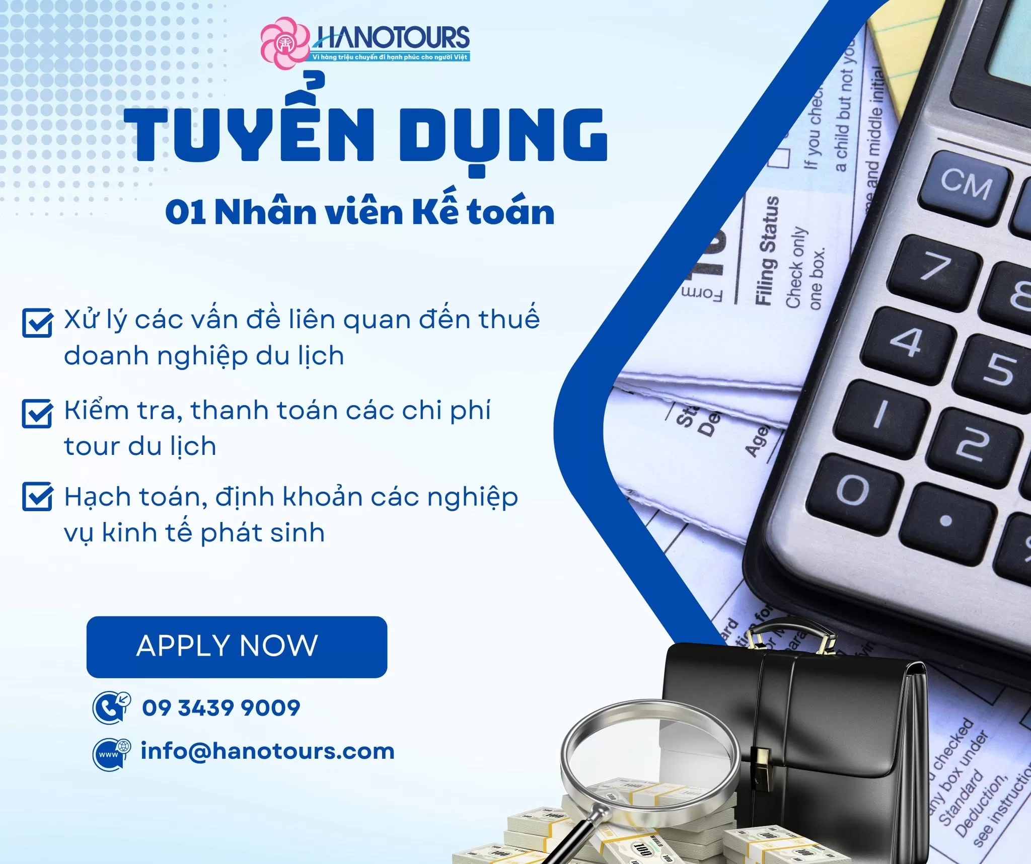 Tuyển dụng Nhân viên kế toán thuế