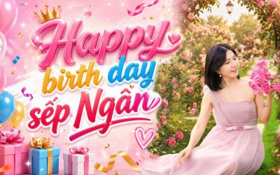 CHÚC MỪNG SINH NHẬT SẾP NGÂN