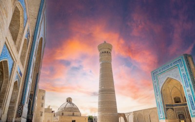 Tháp Minaret Kalyan Bukhara – Biểu tượng gần 900 năm tuổi của du lịch Uzbekistan