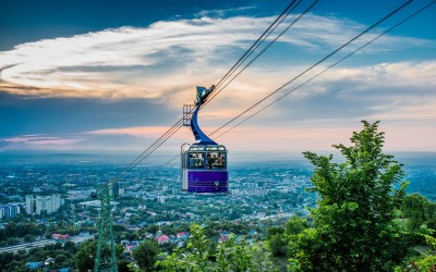Cáp treo Kok Tobe Almaty – Ngắm thành phố từ độ cao 1.100m