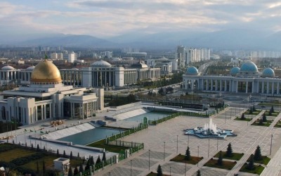 Thủ đô Ashgabat Turkmenistan, thành phố cẩm thạch trắng giữa Trung Á