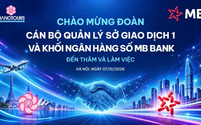 CHÀO MỪNG ĐOÀN CÁN BỘ QUẢN LÝ SỞ GIAO DỊCH 1 VÀ KHỐI NGÂN HÀNG SỐ MB BANK ĐẾN THĂM VÀ LÀM VIỆC