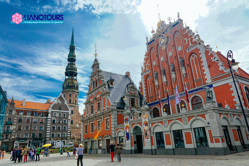 Bạn có thể dễ dàng đi bộ để tham quan các điểm trong thành phố ở Riga