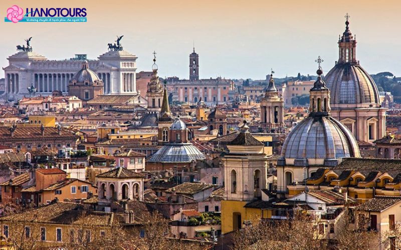 Rome nổi tiếng với lối kiến trúc ấn tượng và những món ăn mang hương vị đặc biệt