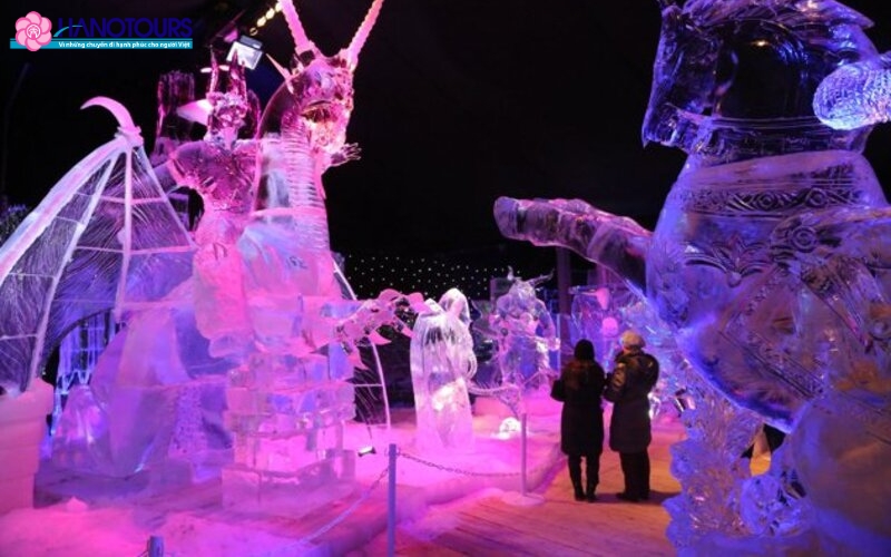Lễ hội băng tuyết tại Bruges với không gian đầy màu sắc