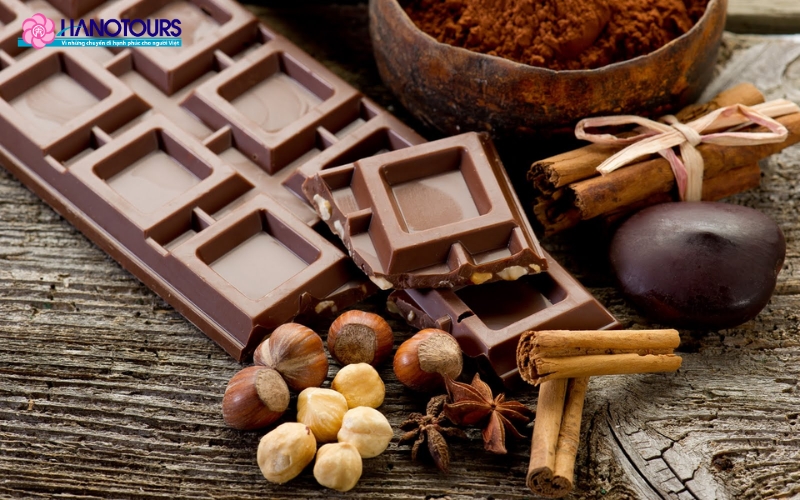 Chocolate Thụy Sĩ vang danh toàn cầu với nhiều thương hiệu nổi tiếng