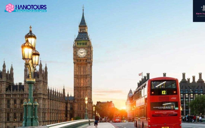 Bạn có thể di chuyển bằng xe buýt đến tháp đồng hồ  Big Ben