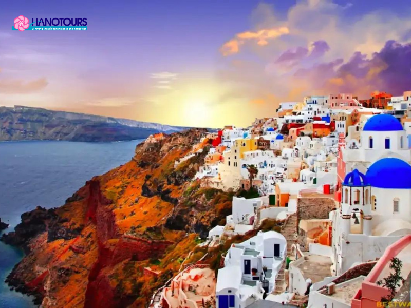 Đảo Santorini xinh đẹp của Hy Lạp