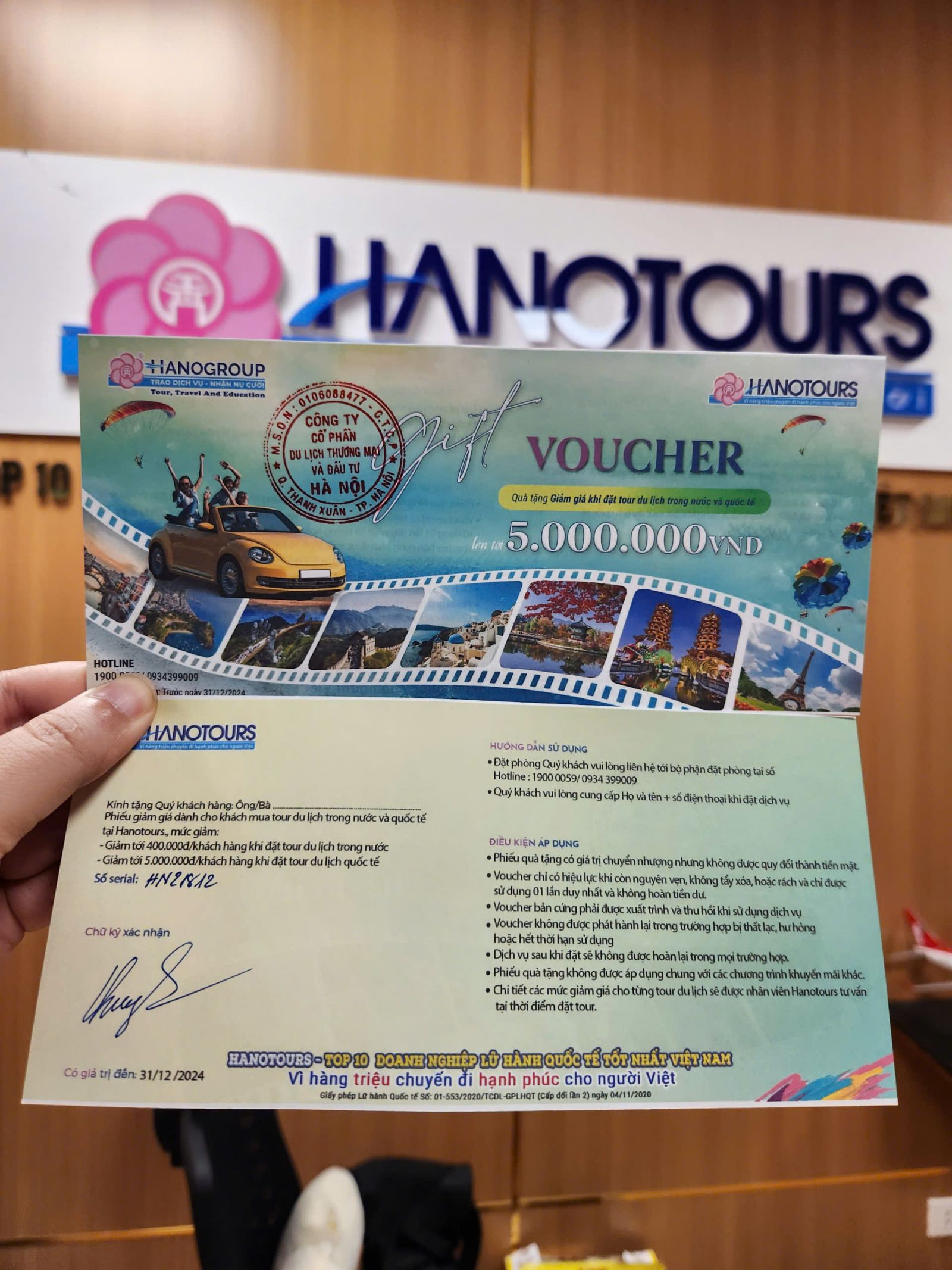 Đừng bỏ lỡ cơ hội nhận ưu đãi tour du lịch của Hanotours