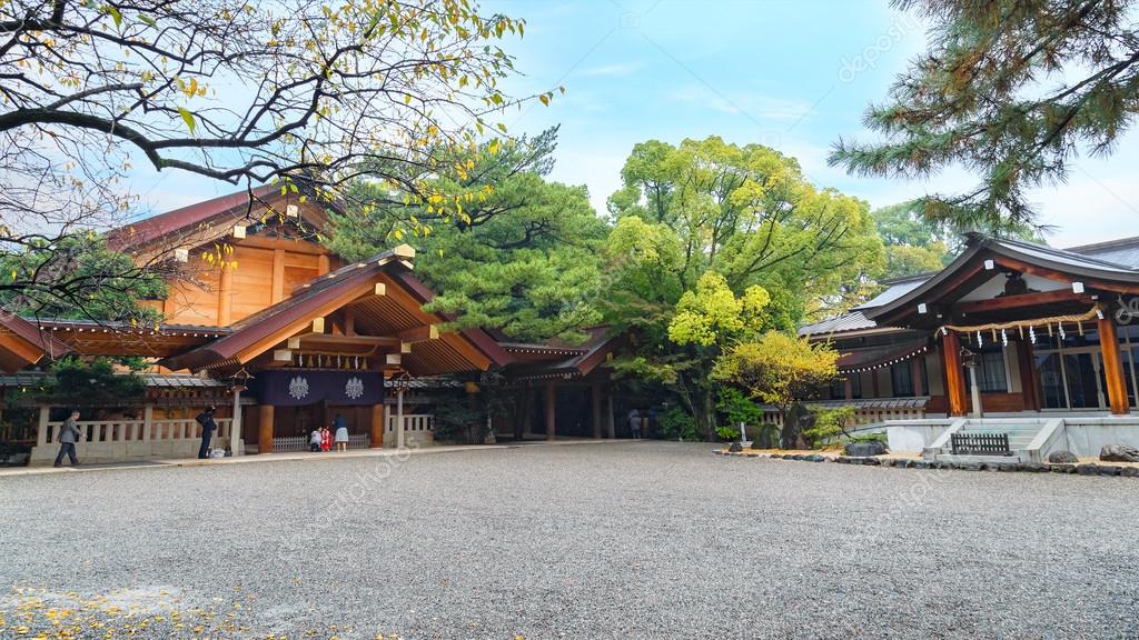 Không khí trong lành ở đền Atsuta Jingu