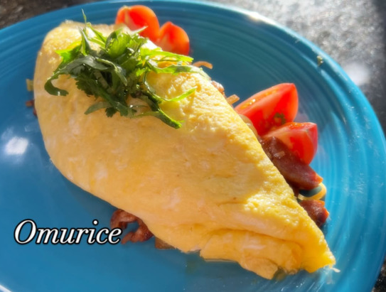 Omurice - Cơm trứng Nhật Bản (sưu tầm) 