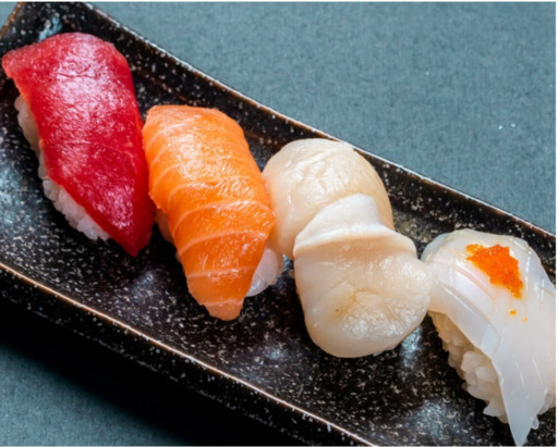 Nigiri Sushi là loại sushi với những thành phần khá đơn giản (sưu tầm)