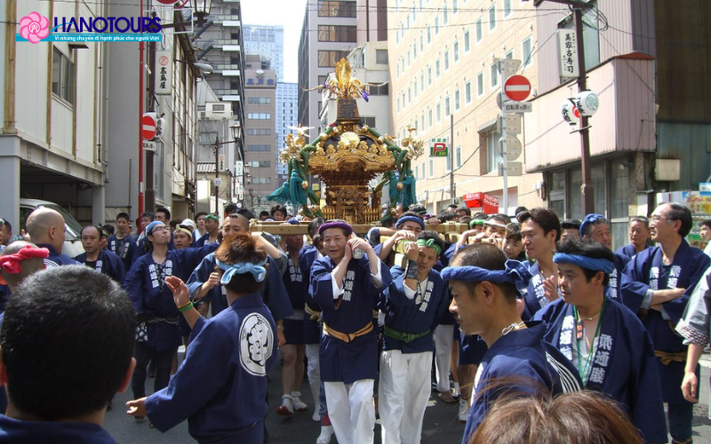 Lễ hội Sanno Matsuri (Tokyo) là dịp để người dân Nhật tưởng nhớ thần đạo Shinto