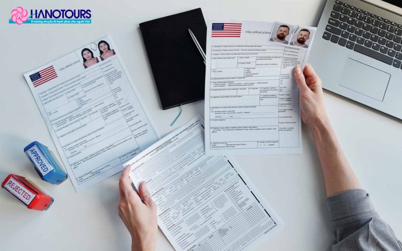 Để hoàn thiện hồ sơ xin visa du lịch Mỹ cần chuẩn bị kỹ lưỡng các giấy tờ bắt buộc