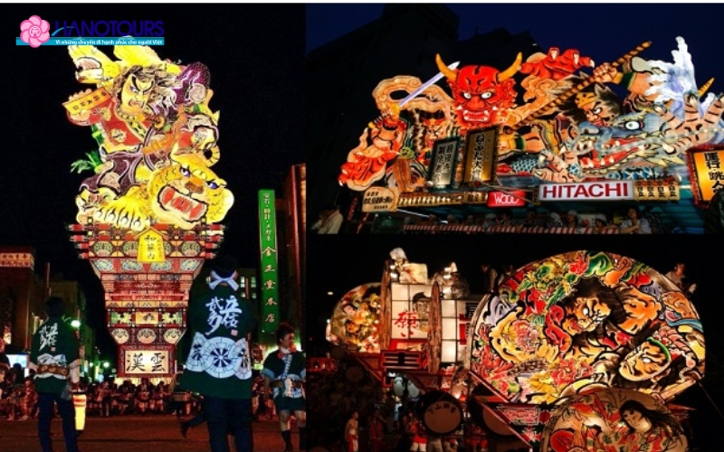 Chiêm ngưỡng những chiếc đèn lồng Nebuta khổng lồ, đầy màu sắc