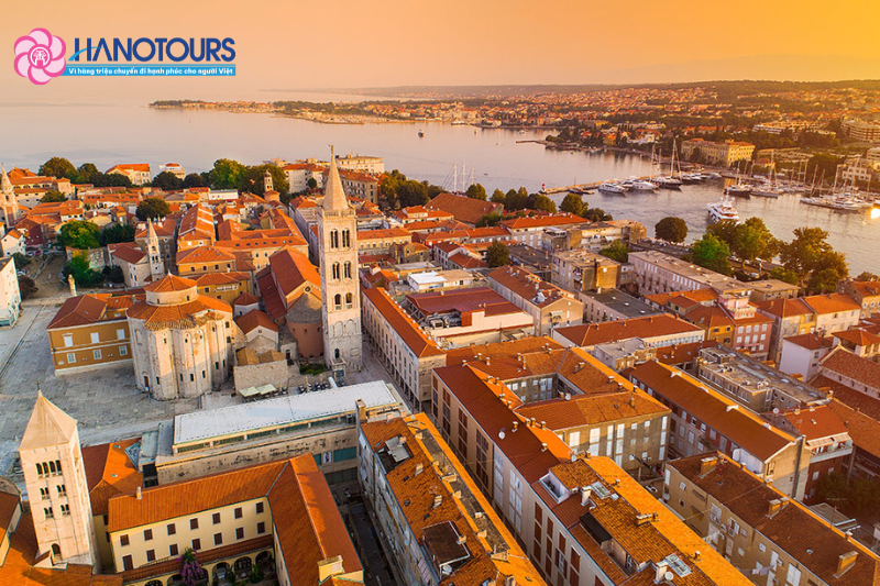 Zadar thành phố in đậm dấu ấn lịch sử đặc sắc với thiên nhiên tuyệt đẹp